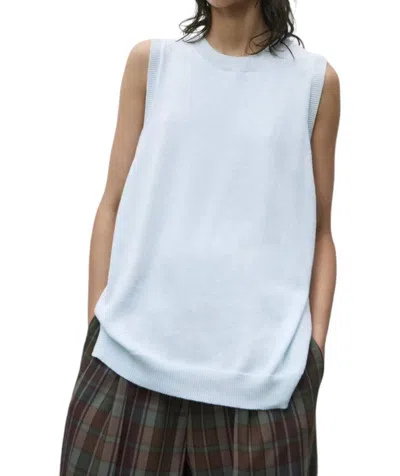 Cordera Blue Regular Fit Tank Top In Glacier