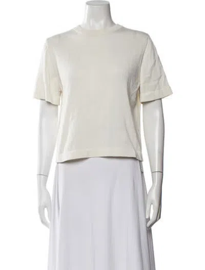 Pre-owned Cordera Crew Neck Short Sleeve T-shirt In White