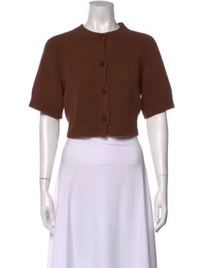 Pre-owned Cordera Crew Neck Sweater In Brown