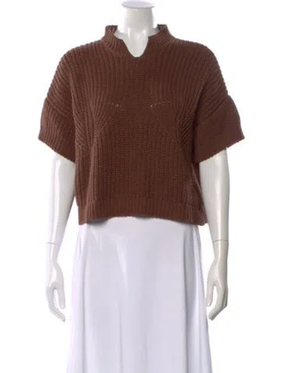 Pre-owned Cordera Crew Neck Sweater In Brown