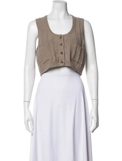 Pre-owned Cordera Crew Neck Sweater In Neutral
