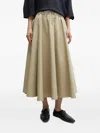 Cordera Drawstring Midi Skirt In Neutral