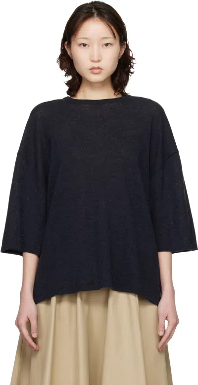 Cordera Gray Merino Wool Oversized T-shirt