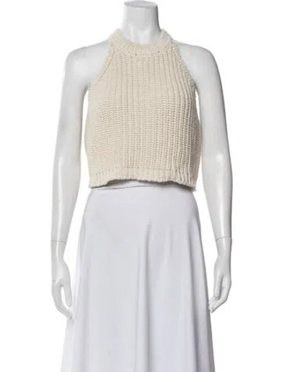 Pre-owned Cordera Halterneck Sweater In Neutral