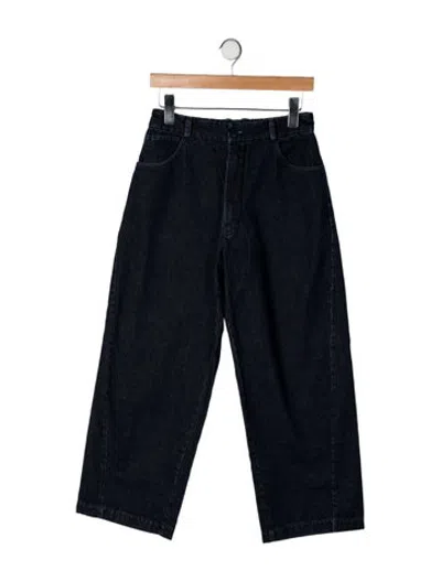Pre-owned Cordera High-rise Wide Leg Jeans In Blue
