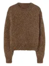 Cordera Long-sleeve Sweater In Brown