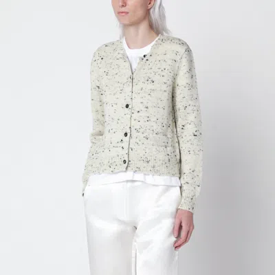Cordera Mélange Merino Wool Cardigan In Multi