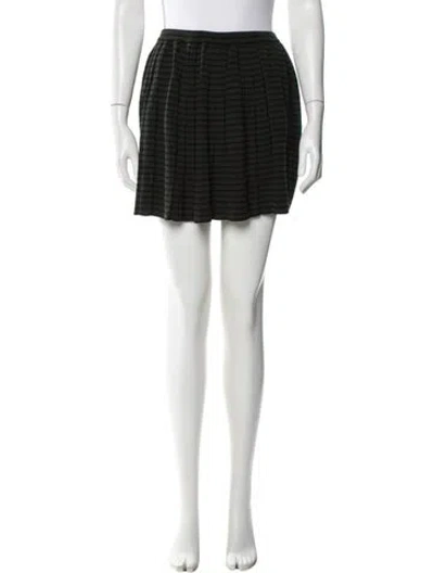 Pre-owned Cordera Merino Wool Mini Skirt In Multi