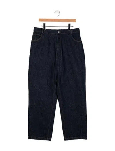 Pre-owned Cordera Mid-rise Straight Leg Jeans W/ Tags In Blue