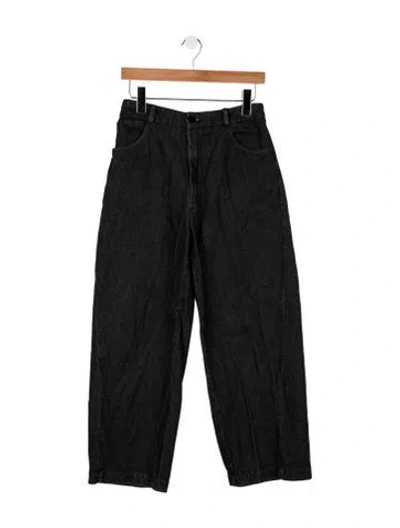 Pre-owned Cordera Mid-rise Wide Leg Jeans In Blue