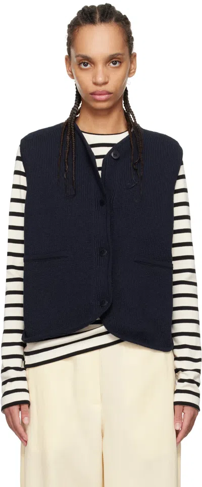 Cordera Navy Cotton Vest