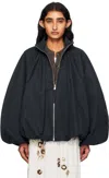 Cordera Navy Utility Balloon Jacket In Blue