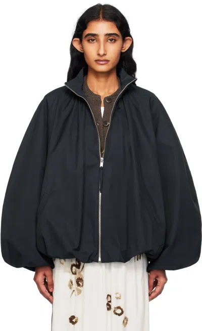 Cordera Navy Utility Balloon Jacket In Blue