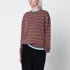 Cordera Oversized Striped Organic Cotton Sweater In Multi