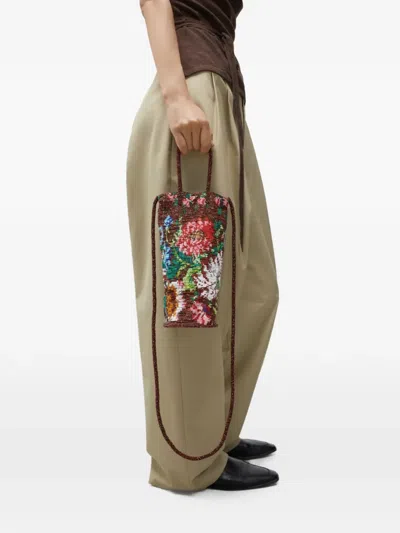 Cordera Peonia Beaded Shoulder Bag In Multi