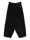 Cordera Pleated-front Tailored Trousers In Black