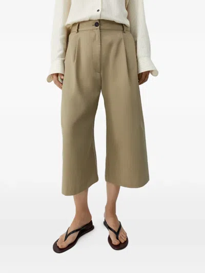 Cordera Pleated Trousers In Green