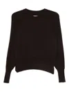 Cordera Raglan-sleeve Sweater In Black