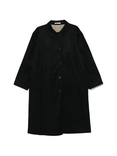 Cordera Reversible Trench Coat In Black
