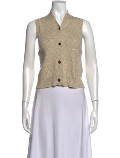 Pre-owned Cordera Sleeveless Top In Neutrals
