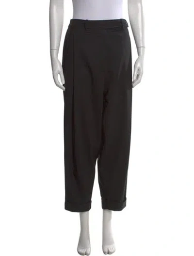 Pre-owned Cordera Straight Leg Pants In Black
