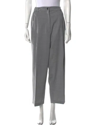 Pre-owned Cordera Straight Leg Pants In Gray