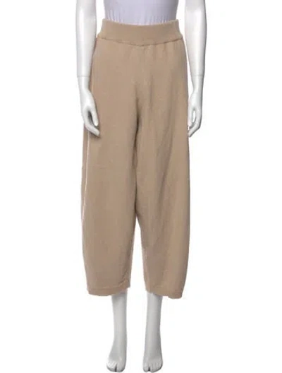 Pre-owned Cordera Straight Leg Pants In Neutral