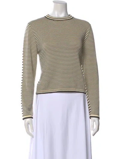 Pre-owned Cordera Striped Crew Neck Sweater In Multi