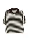 Cordera Stripe-pattern Knitted T-shirt In Multi