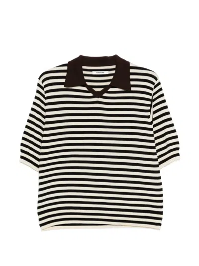 Cordera Stripe-pattern Knitted T-shirt In Multi