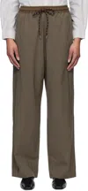 Cordera Taupe Tailoring Relaxed Trousers In Taupe