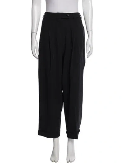 Pre-owned Cordera Wide Leg Pants In Black