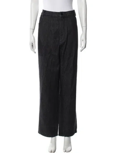 Pre-owned Cordera Wide Leg Pants In Black