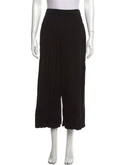Pre-owned Cordera Wide Leg Pants In Black
