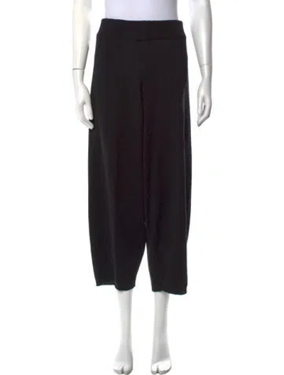 Pre-owned Cordera Wide Leg Pants In Black