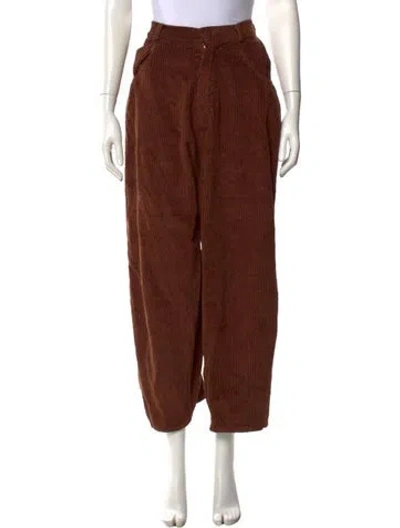 Pre-owned Cordera Wide Leg Pants In Brown