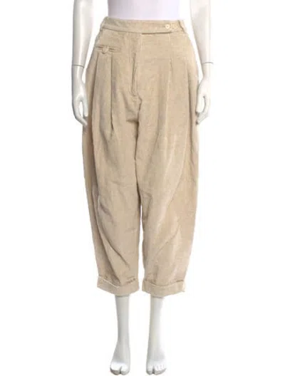 Pre-owned Cordera Wide Leg Pants In Neutrals
