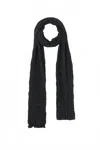 Cordera Gathered Wrap In Black