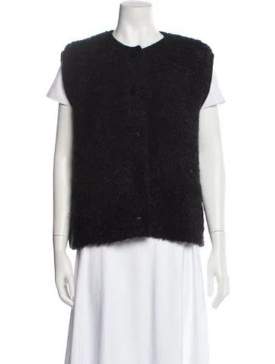 Pre-owned Cordera Wool Vest In Black