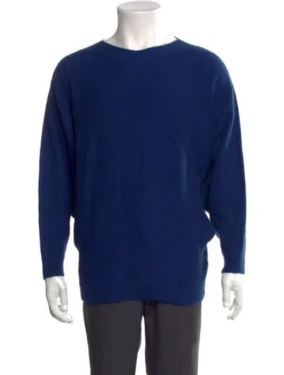 Pre-owned Cordings Crew Neck Long Sleeve Pullover In Blue