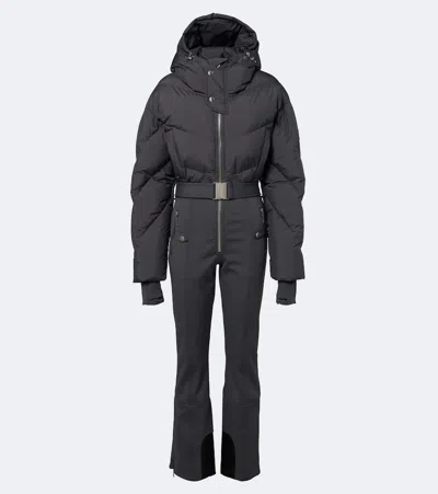 Cordova Ajax Belted Quilted Ski Suit In Grey