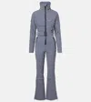 Cordova Chatel Checked Ski Suit In Blue