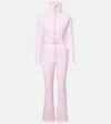 Cordova Womens Peony Myoko Padded Woven Ski Jumpsuit In Pink