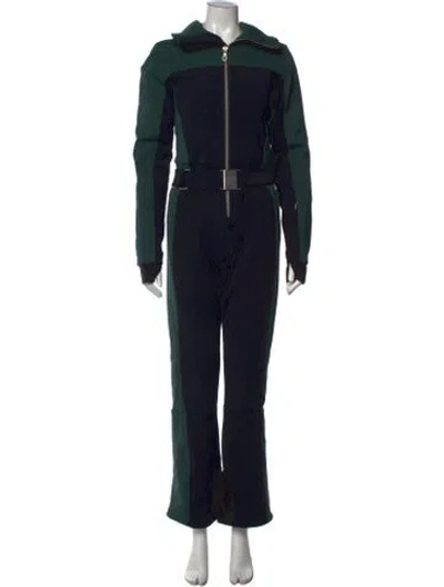 Pre-owned Cordova Colorblock Pattern Ski Suit In Black