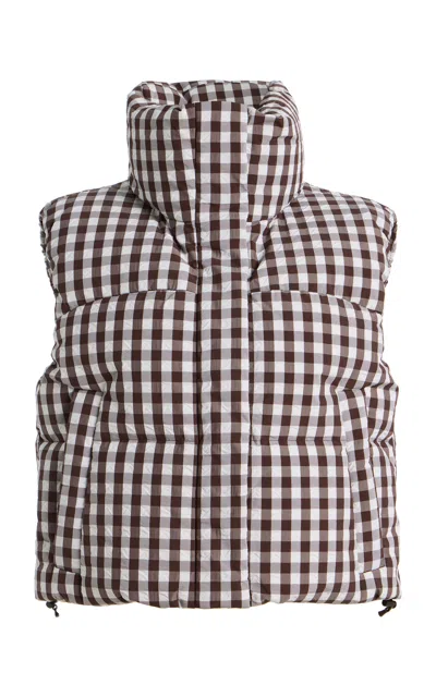 Cordova Cormet Gingham Ski Vest In Multi