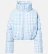 Cordova Cortina Checkered Puffer Ski Jacket In Multi