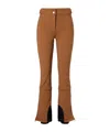 Cordova Saint Moritz Stretch Tech-jersey Flared Ski Pants In Brown