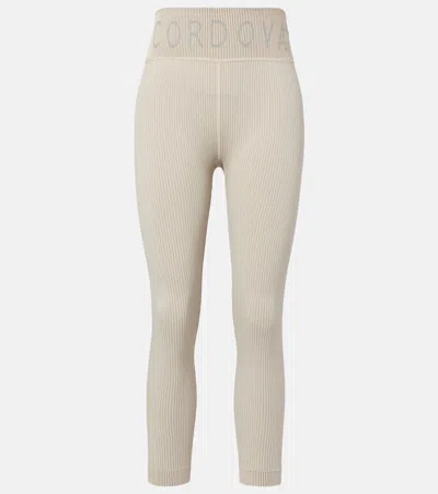 Cordova Logo Ski Leggings In Sand