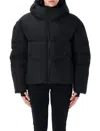 Cordova Black Hooded Down Ski Jacket In Onyx_black