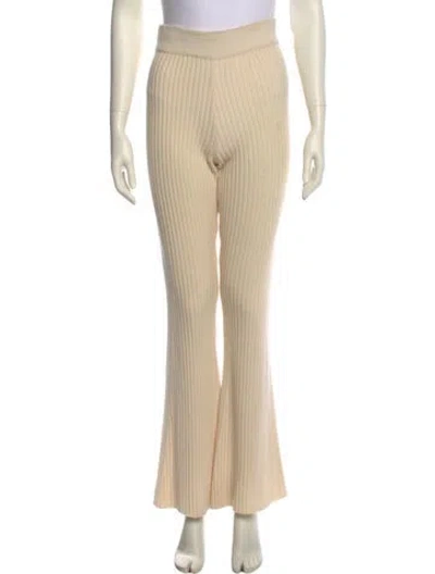 Pre-owned Cordova Merino Wool Wide Leg Pants In Neutral